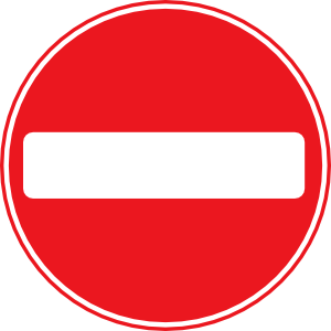 Clipart road signs cartoon