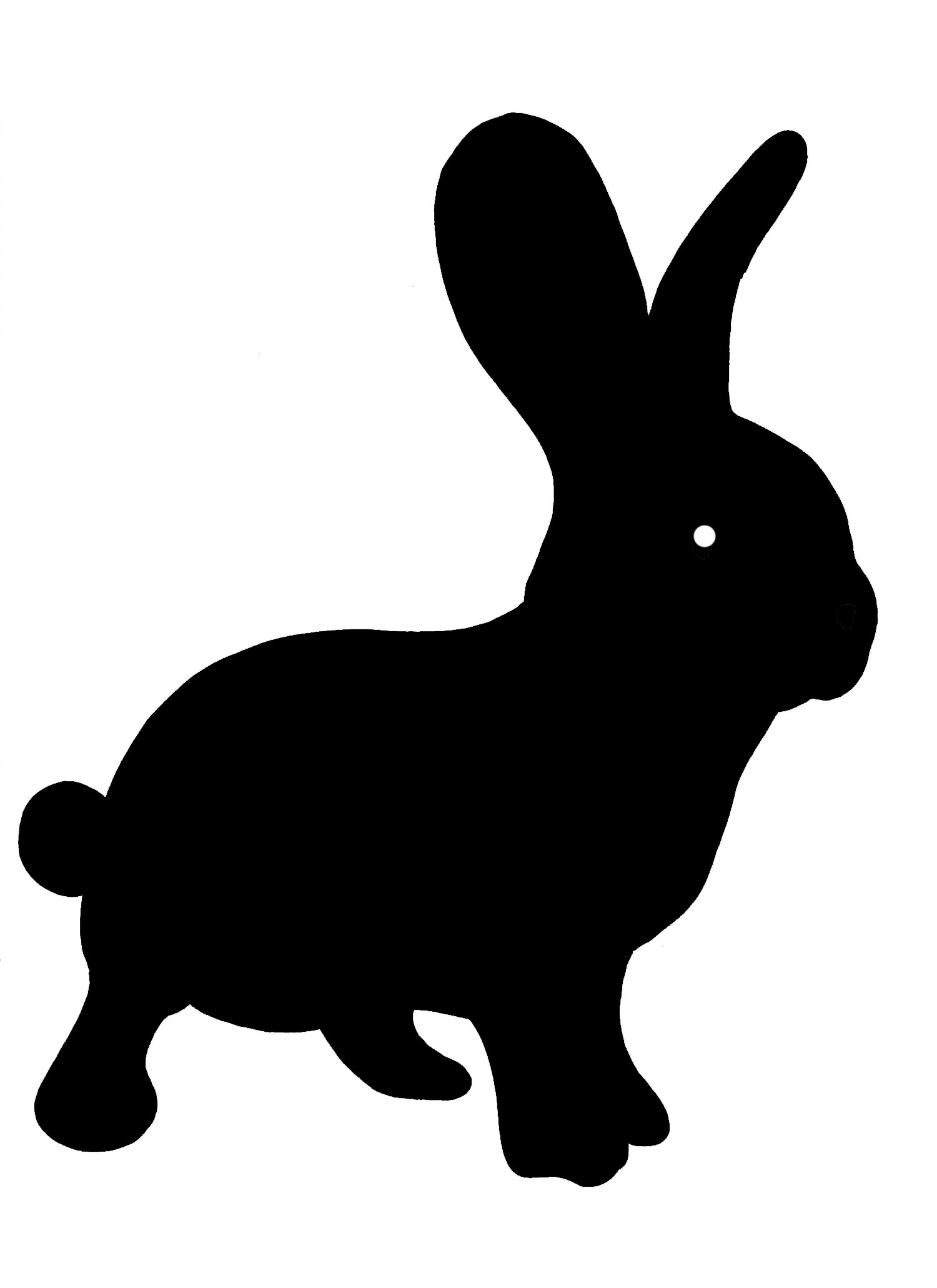 Rabbit Silhouette Clipart