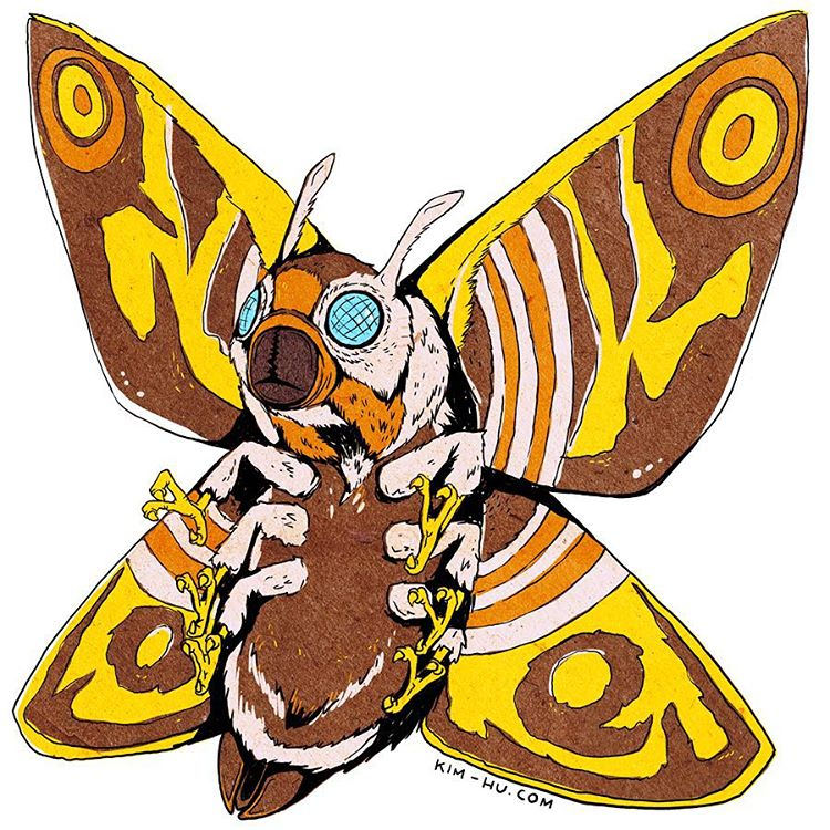 inktober 2015 // a kaiju a day // day seventeen // Mothra… | Flickr