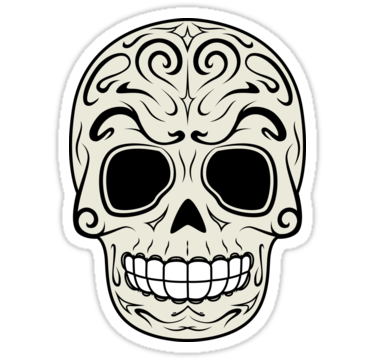 TRIBAL ~ Skull" Stickers by hmx23 | Redbubble