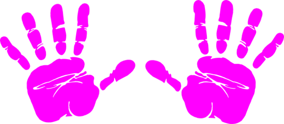 Handprint Border Clip Art Free Clipart - Free to use Clip Art Resource