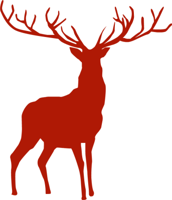 Reindeer Silhouette Clipart