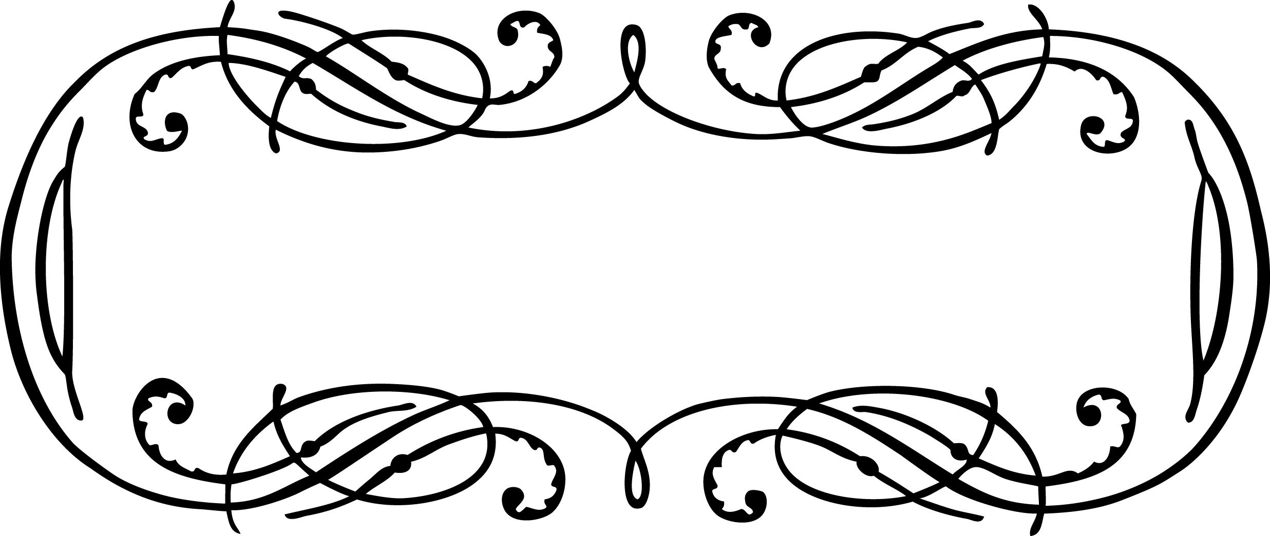 Vintage Wedding Border Clipart Png