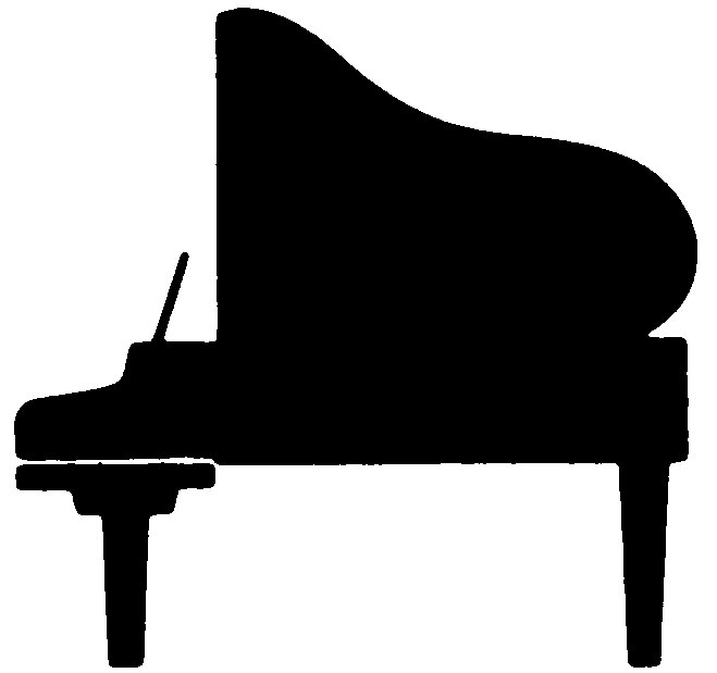 Piano graphics clipart