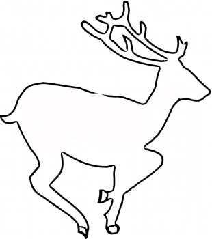 Deer Outline - ClipArt Best