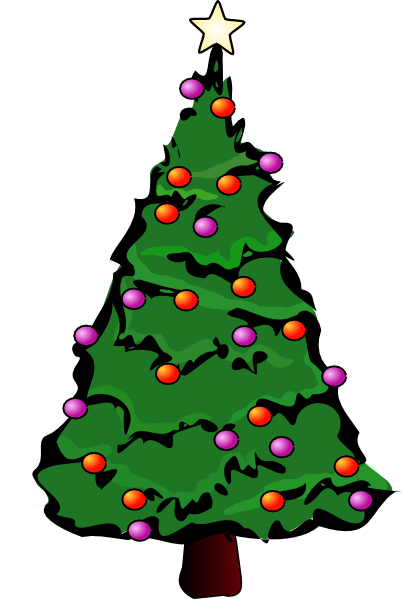 Christmas Tree Cartoon Clip Art - ClipArt Best