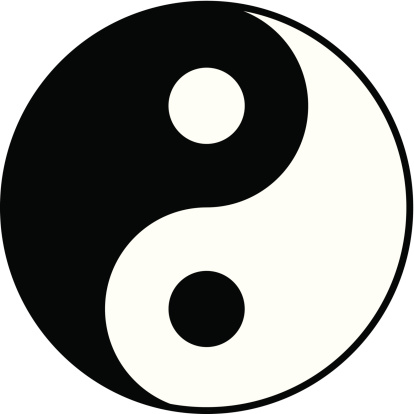 Yin Yang Symbol Clip Art, Vector Images & Illustrations