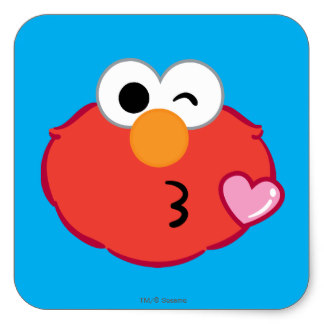 Kissing Face Stickers | Zazzle