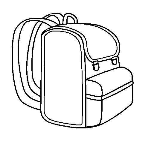 Backpack coloring page - Coloringcrew.com