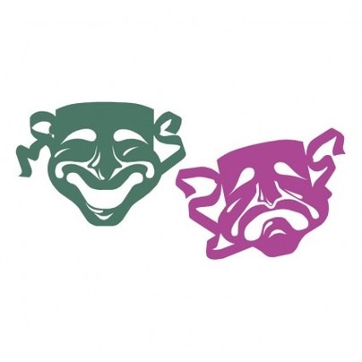 Theater Mask Vector Free Clipart - Free to use Clip Art Resource