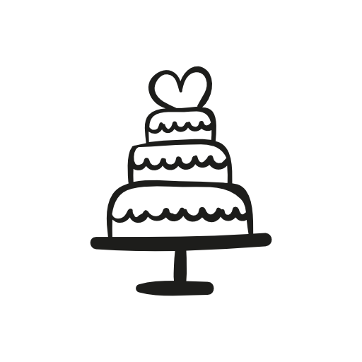 wedding cake icon – Free Icons Download