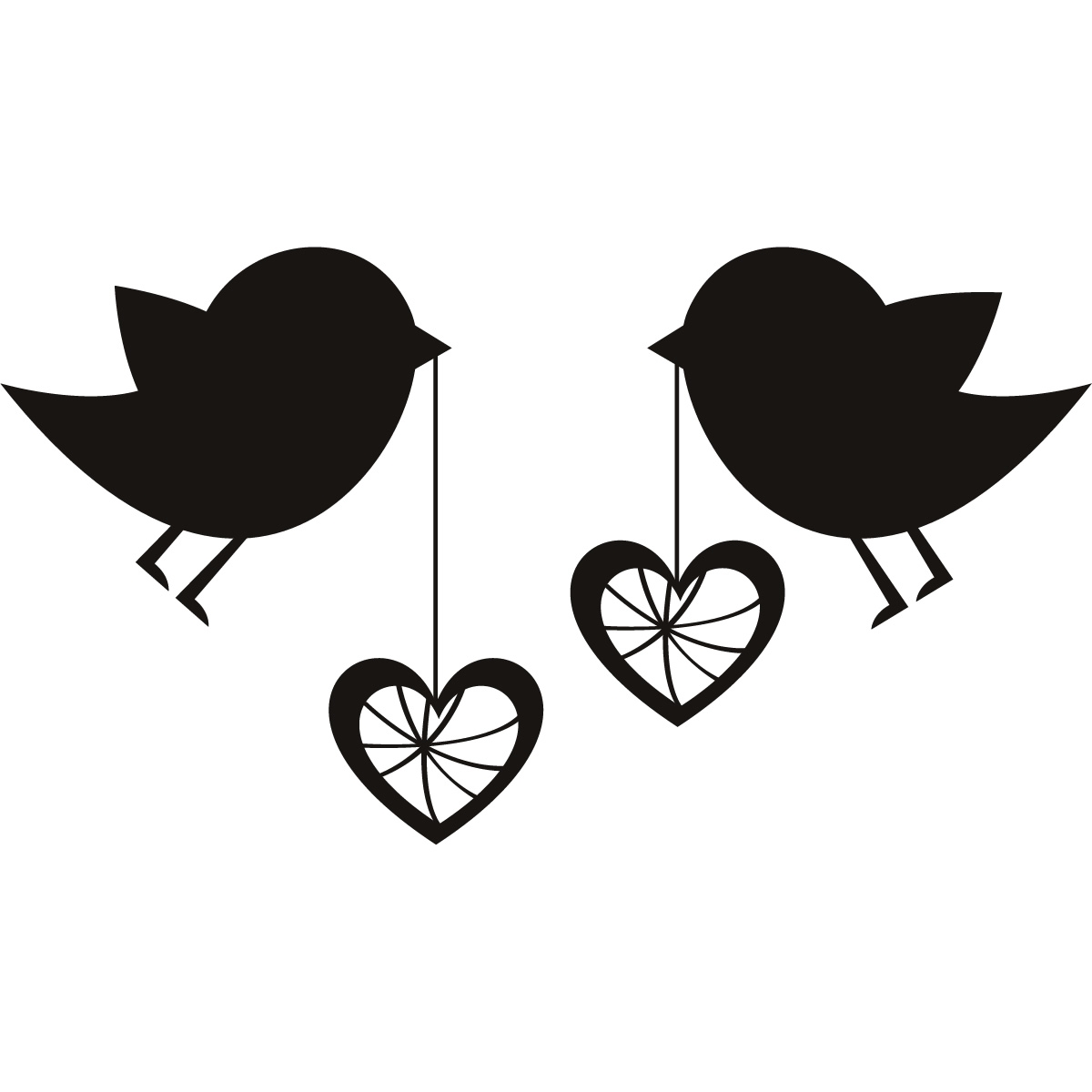 Birds Clipart Black And White - Tumundografico