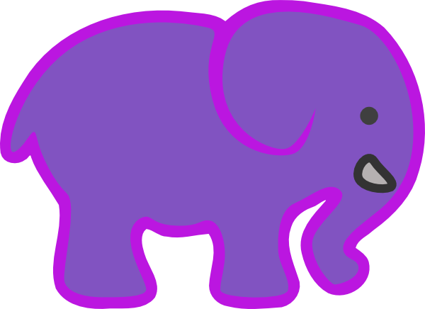 Baby Elephant Stencil