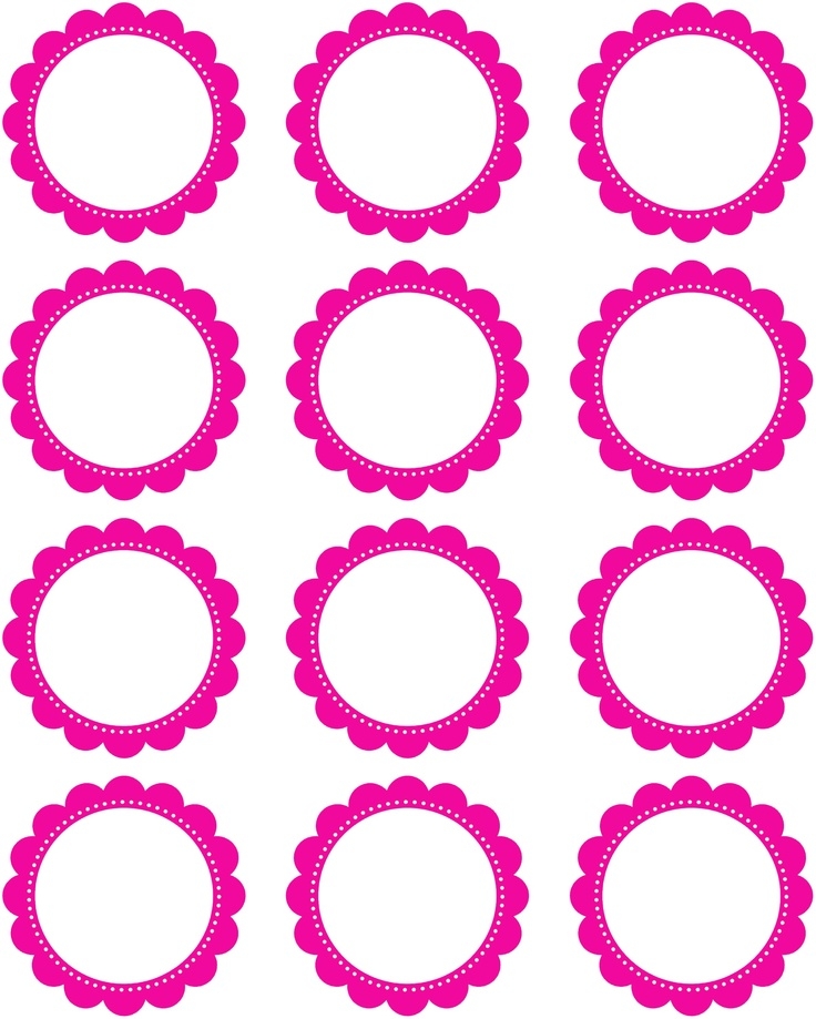 Circle Border Clipart Pink