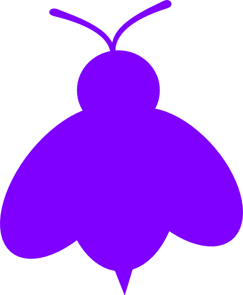 Lavender Bee Clip Art - vector clip art online ...