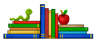 Row books clipart