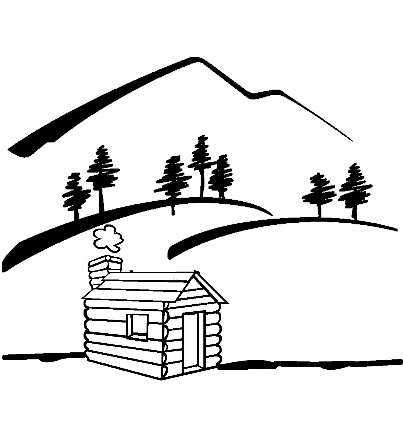 outline-of-mountain-clipart-best