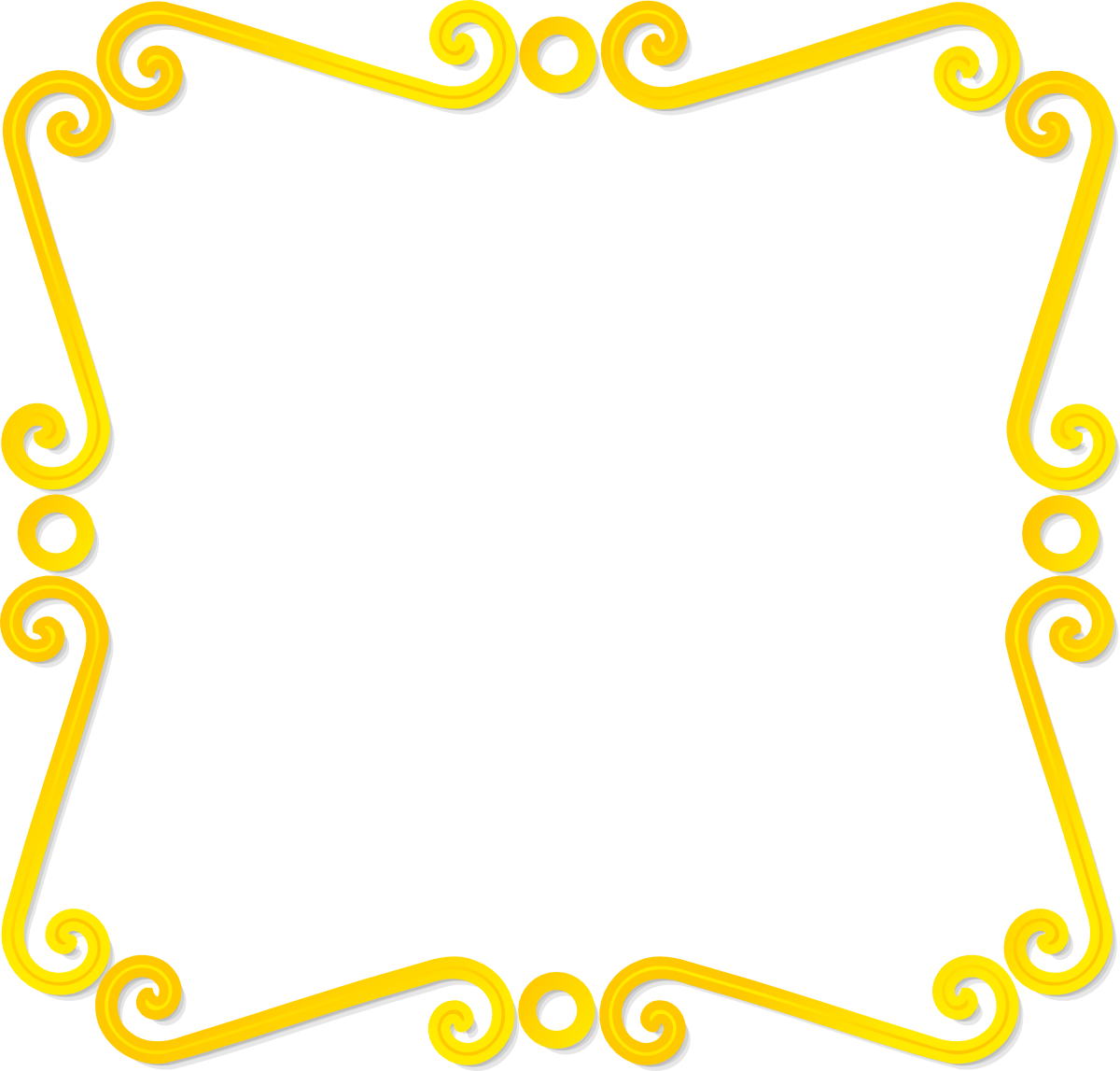 Gold Border Clip Art - Free Clipart Images