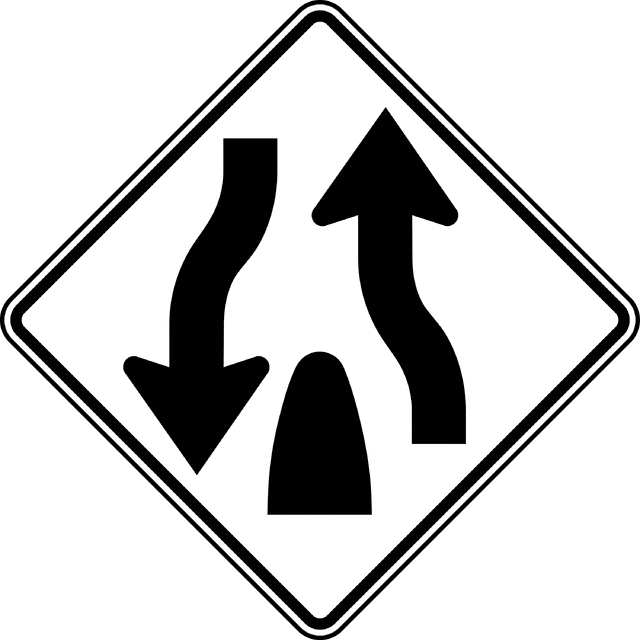 Black And White Road Signs