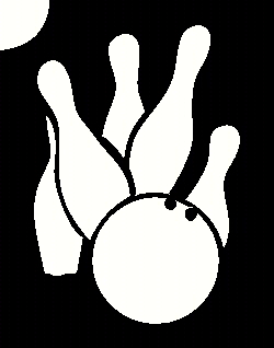 Bowling Stencil - ClipArt Best