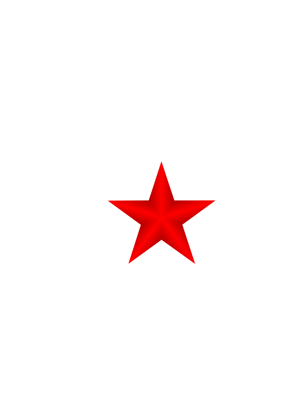 Free clipart red star