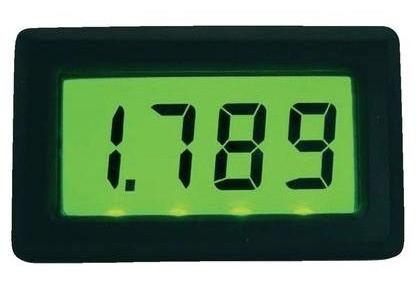 EX3076 1.999 A LCD panel meter illuminated