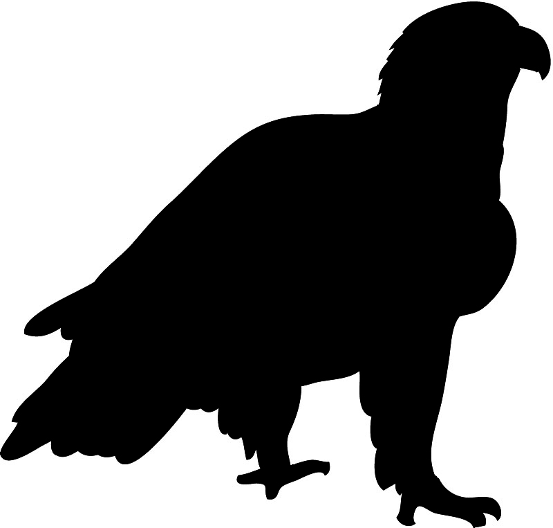 Eagle silhouette clipart