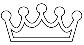 Crown outline clipart