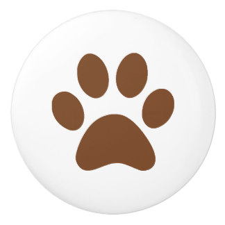 Paw Print Knobs and Pulls | Zazzle