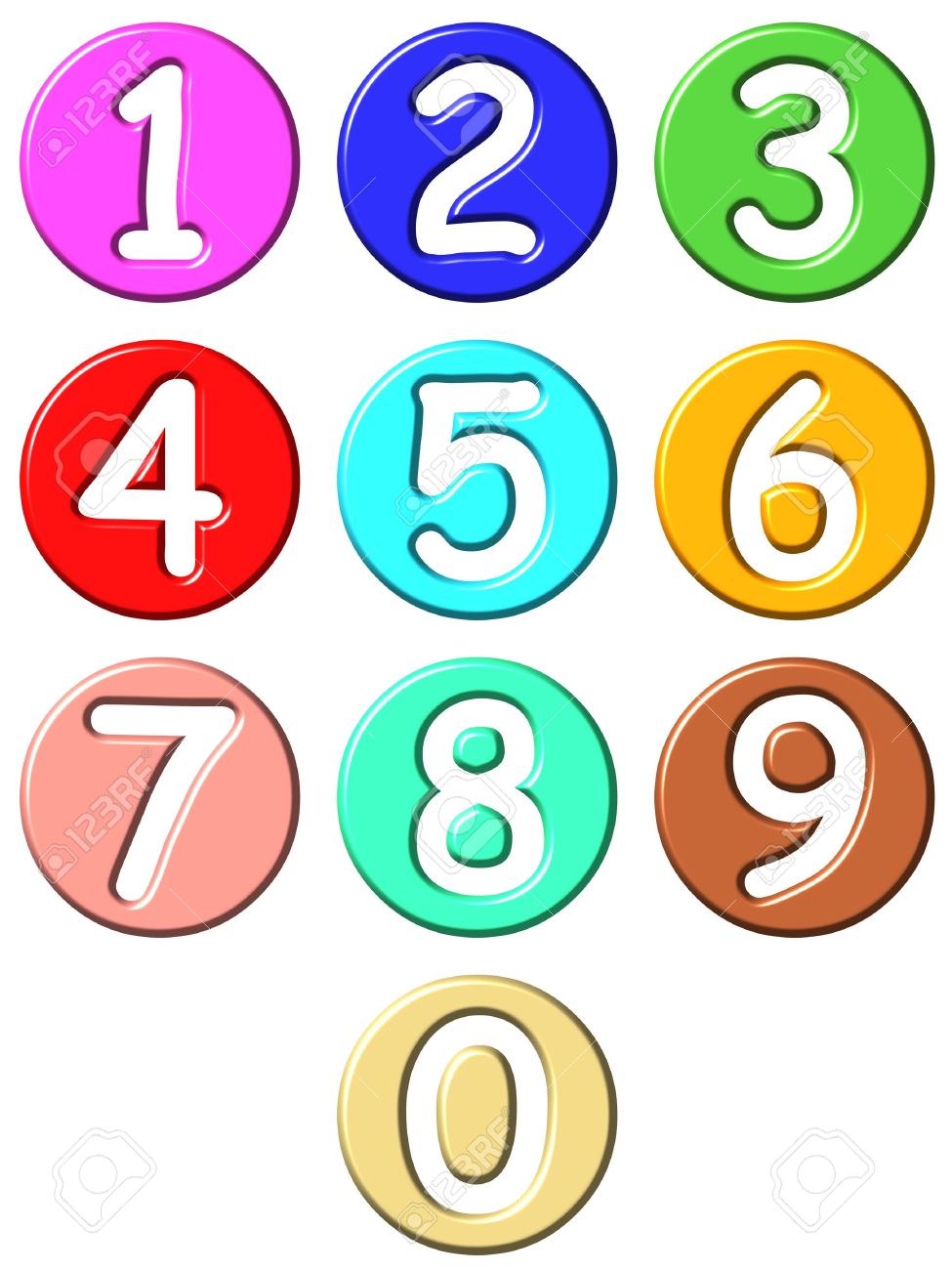 Numbers clipart