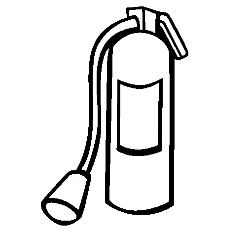 Fire extinguisher coloring page - Coloringcrew.com