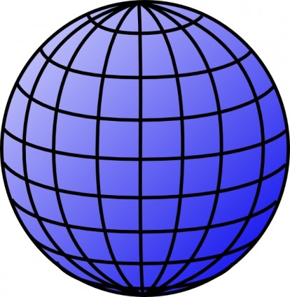 Free world map globe clipart