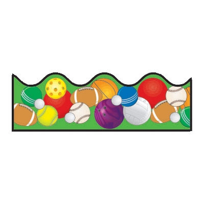 Sports Balls Clipart Borders