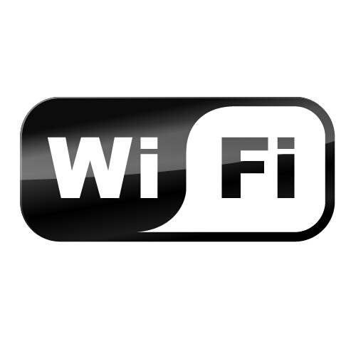 Wifi button vector - Vector Web design free download