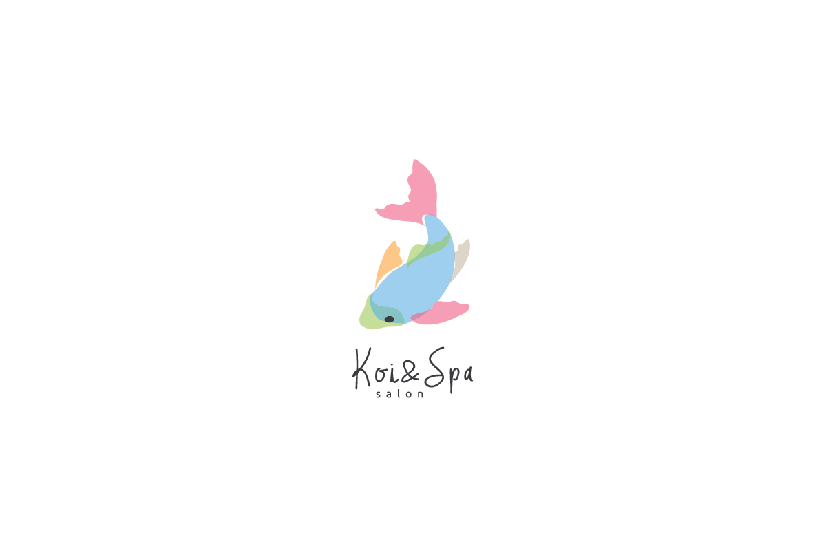 Koi and Spa Fish Logo Design | Logo Cowboy