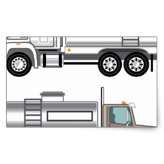 Fuel Truck Stickers | Zazzle