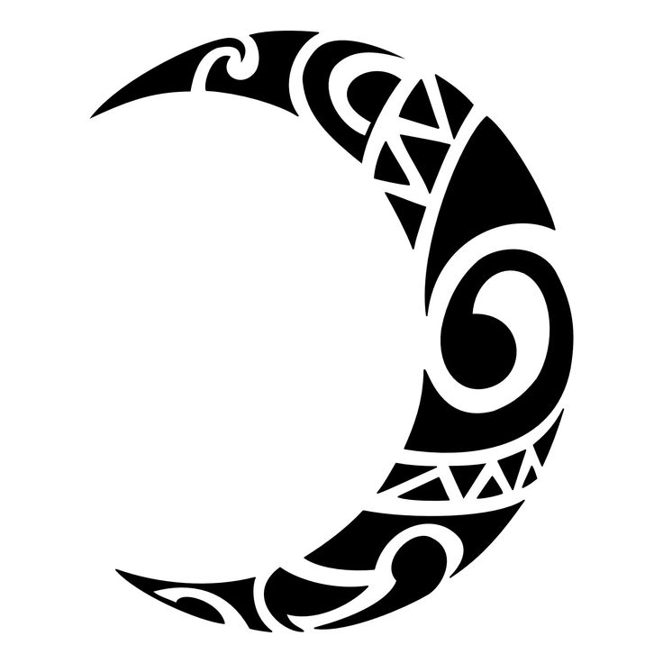 Tribal Moon Tattoo | Moon Tattoos ...