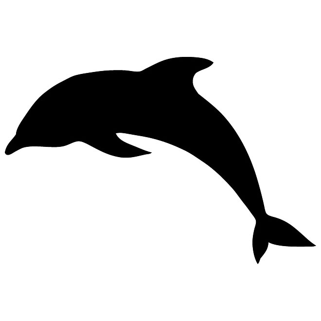 DOLPHIN SILHOUETTE VECTOR - Download at Vectorportal