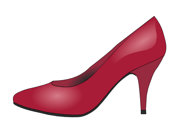 High Heels Red Shoe clip art Free Vector