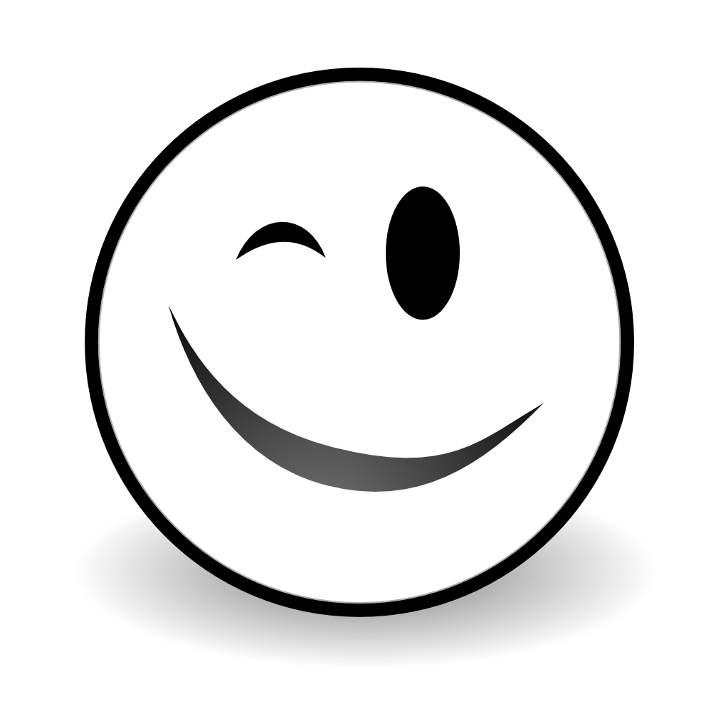 Wink Face Symbol - ClipArt Best