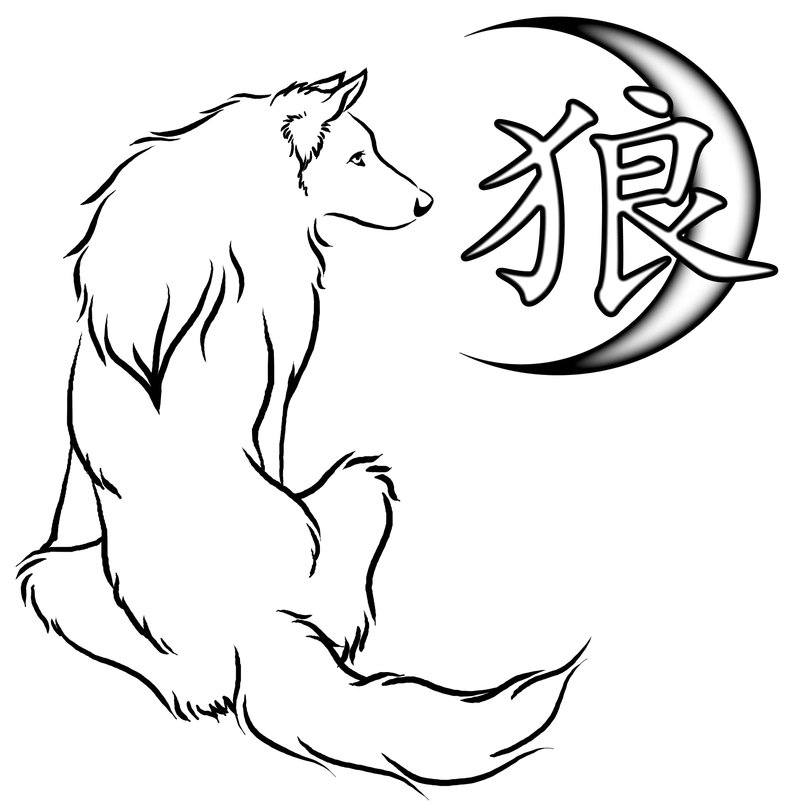 Simple Wolf Drawings - ClipArt Best