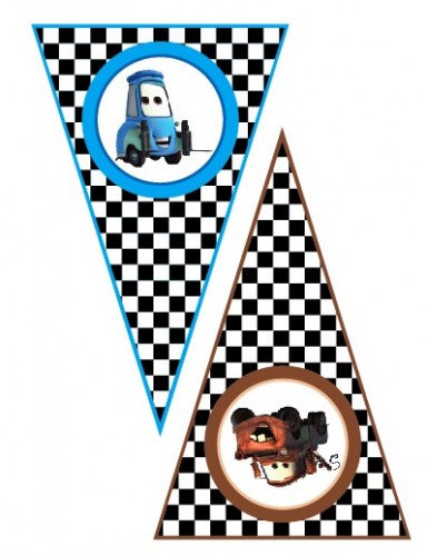 Disney Cars Lightning McQueen Matter- Printable Banner Pennants ...