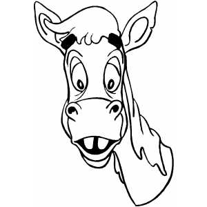 Coloring Pages Of Horse Heads - Coloring Pages