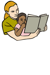 Free LDS Reading Bible Stories Clipart