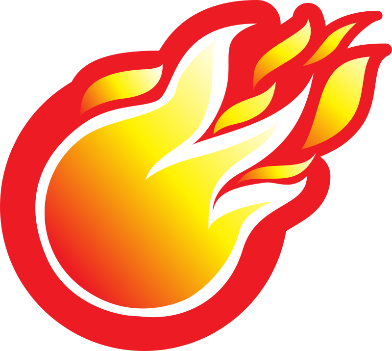 Clipart - Fire Ball Icon