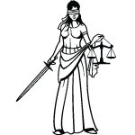 LADY JUSTICE VECTOR GRAPHICS - Download at Vectorportal