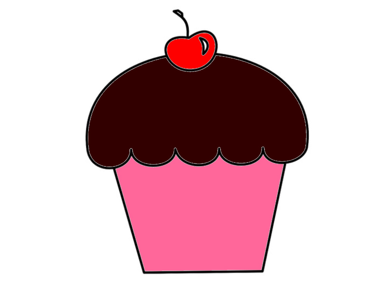 Cupcake image - vector clip art online, royalty free & public domain