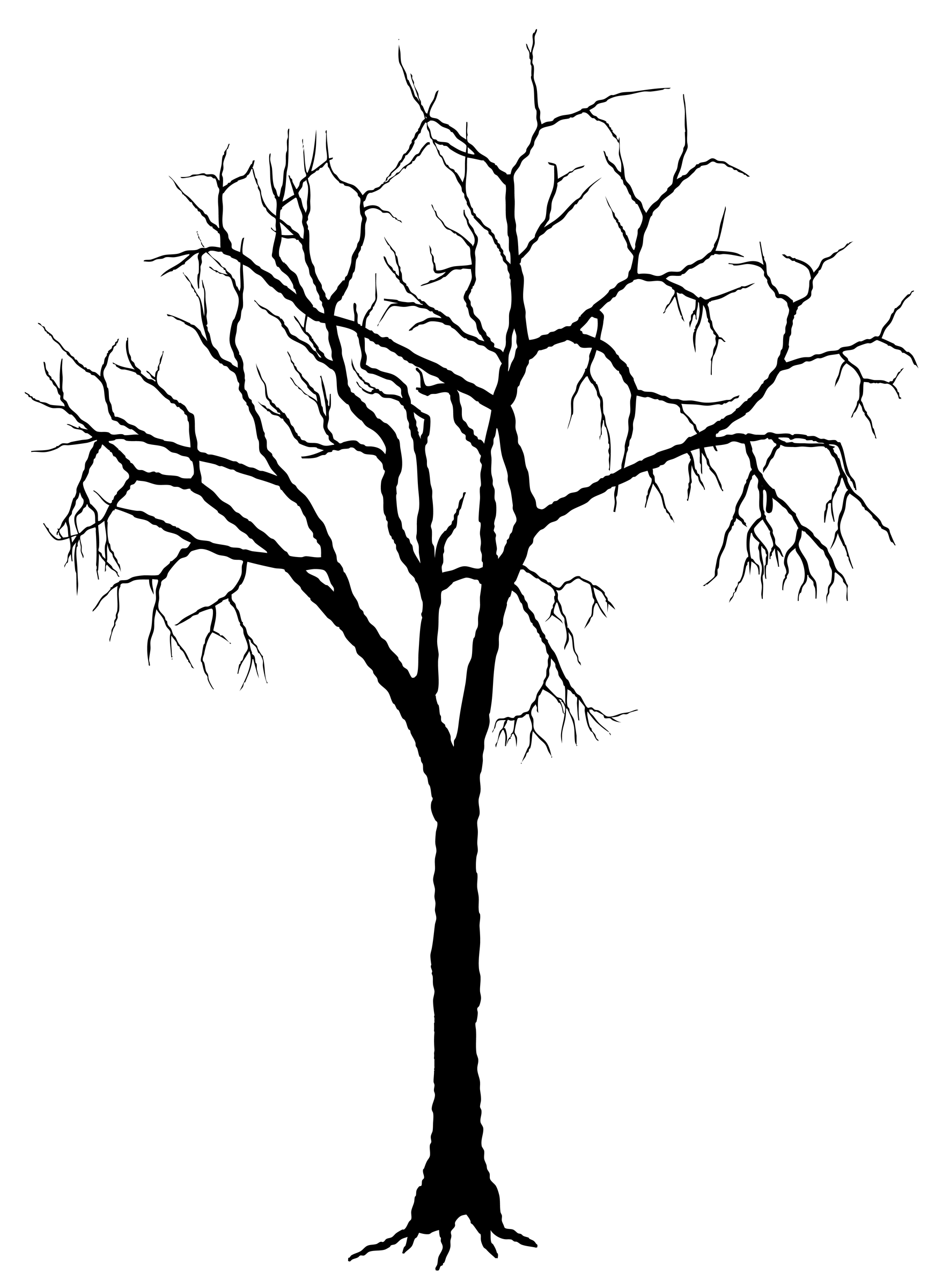 Tree silhouette free clipart