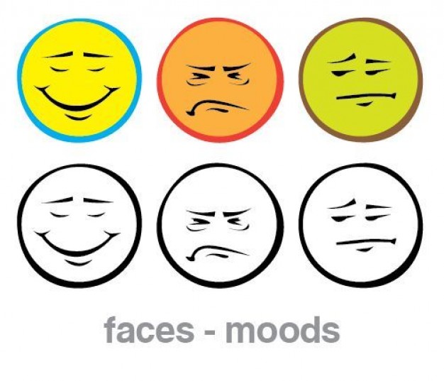 Cartoon Faces & Moods Vector | Free Download