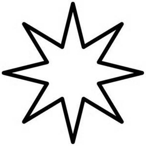 Clipart black and white christmas star